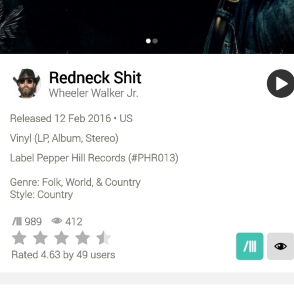Wheeler Walker Jr. Vinyl - Picture 7 of 9